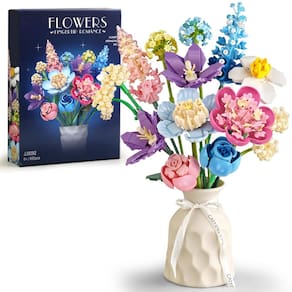 Conjunto de construção SUNHABI Flower Bouquet com LEGO Flowers Adults