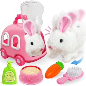 Brinquedo Hopping Bunny SMILESSKIDDO Electronic Jumping Rabbit