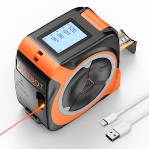 Fita métrica a laser 2 em 1 ACTBOT 60m recarregável