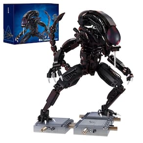 Conjunto de construção de brinquedos Xenomorph Action Figure 616 unidades com Instr.