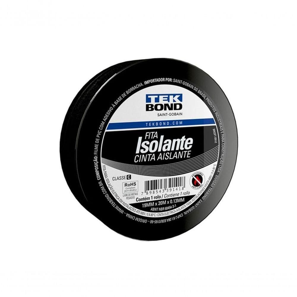 Fita Isolante Tekbond Uso Geral 19mmx20mm