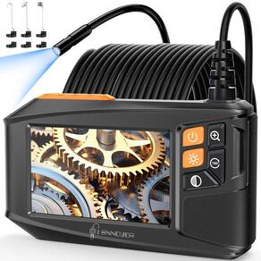 Câmera endoscópica Ennovor 1920P HD de 4,3 polegadas IP67 à prova d`água