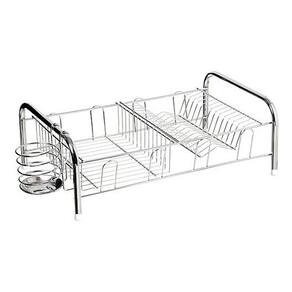 Escorredor Cama Cromado 13 Pratos Com Porta Talheres - Jomer 2070