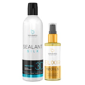 Bórabella Elixir 12 Óleos Reparador 60ml e Selagem 3D 350ml