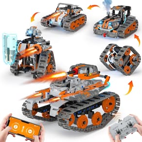 STEM Building Toys QHECTTY 5 em 1 com controle remoto e APP
