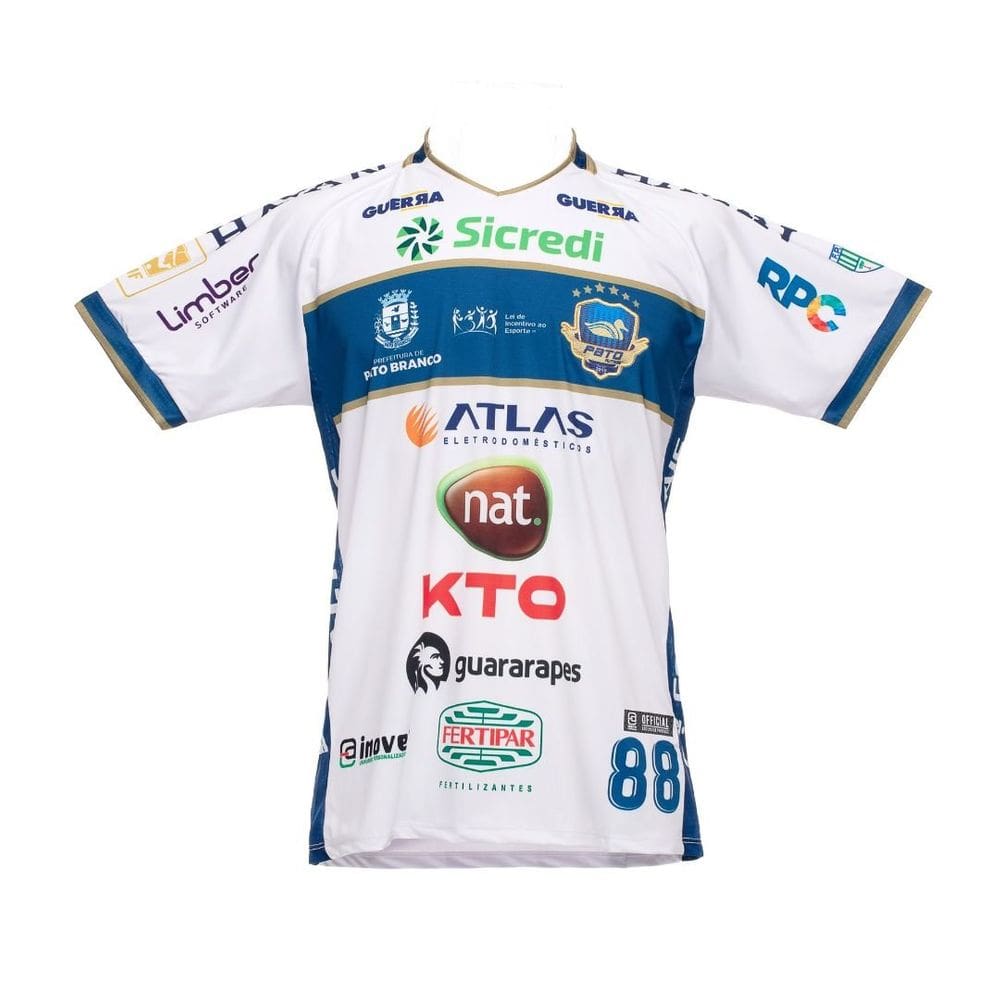 Camisa Branca Pato Futsal Oficial