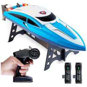 Velocity H102 Barco de Controle Remoto para Adultos até 25km por hora, Recarregável, FORCE1 1012BLSIN21.20v2, Azul