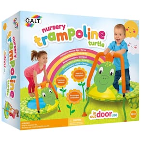 Toys Cama Elástica Infantil Dobrável para Crianças a partir de 1 Anos, Tartaruga, GALT AMERICA, Verde