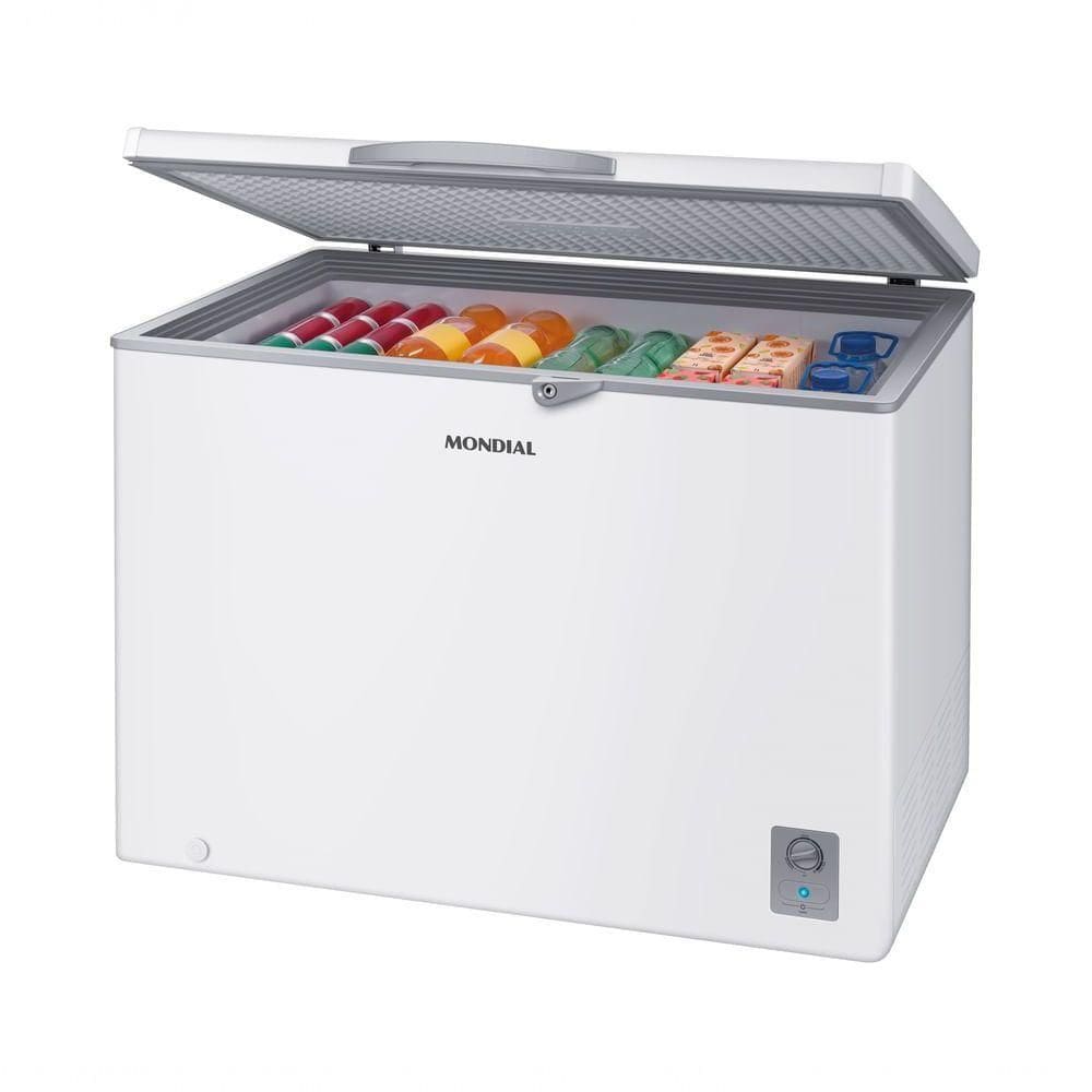 Freezer Horizontal 308L Mondial Branco FHZ-01-W320 | Casas Bahia