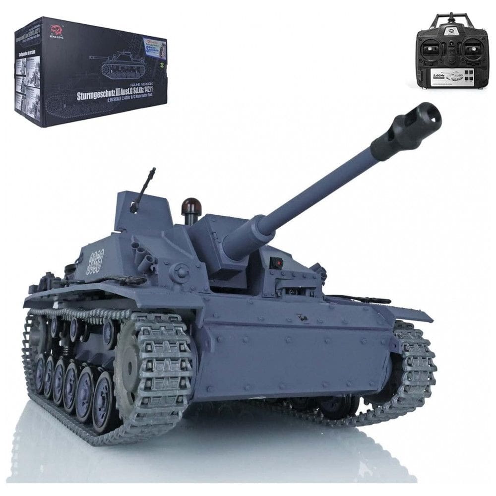 Tanque de Guerra TOUCAN RC HOBBY 3868 com Controle Remoto, Escala 116, Azul