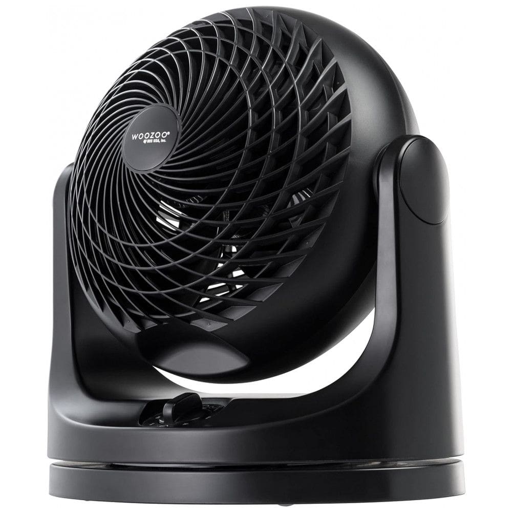 Ventilador de Mesa Portátil com 3 Velocidades e 7 Configurações de Inclinação, 110V 96W, IRIS USA, INC. 594022, Preto