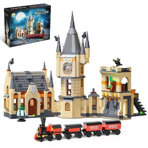 Conjunto de construção QLT QIAOLETONG Harry Castle Potter Clock Tower