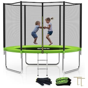Cama Elástica Reforçada até 181 kg, Tamanho 2,4 Metros, SKOK, Azul