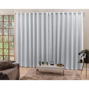 Cortina Branco Gelo 3,00X2,60 Blackout Tecido Corta Luz 100%