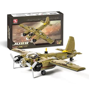 Conjunto de construção DAHONPA JU88 Bomber Plane Junker Aircraft 430 unidades ou mais
