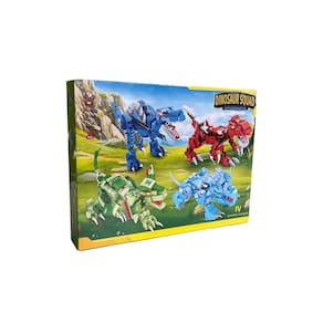 Conjunto de construção de dinossauros Crabegg Crabegg para crianças de 7 a 12 anos
