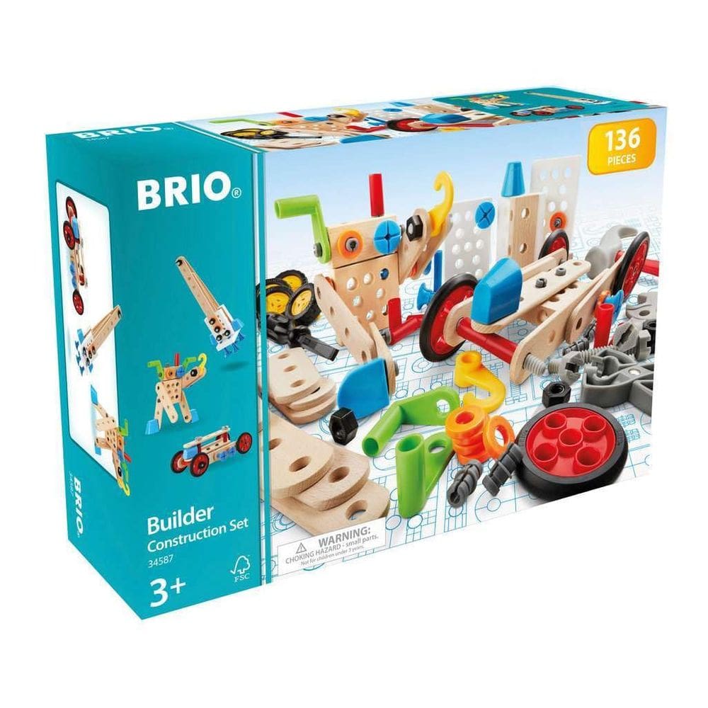 Conjunto de construção BRIO Builder 34587 136 peças Age 3+
