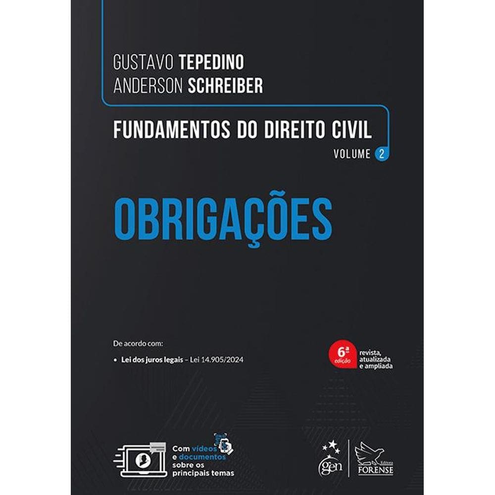 Fundamentos do Direito Civil - Obrigações Vol. 2 - 6ª Edição 2025