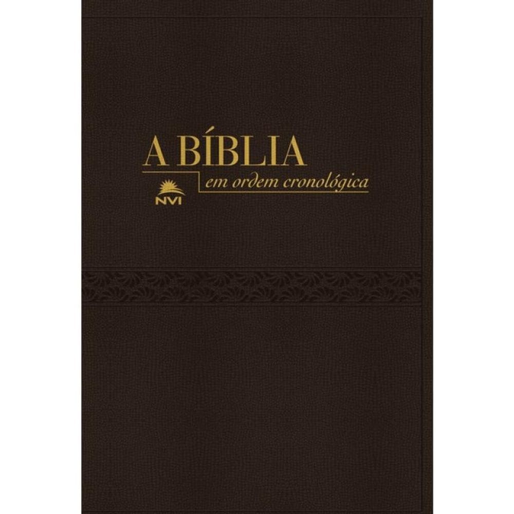 Bíblia Nvi Em Ordem Cronológica