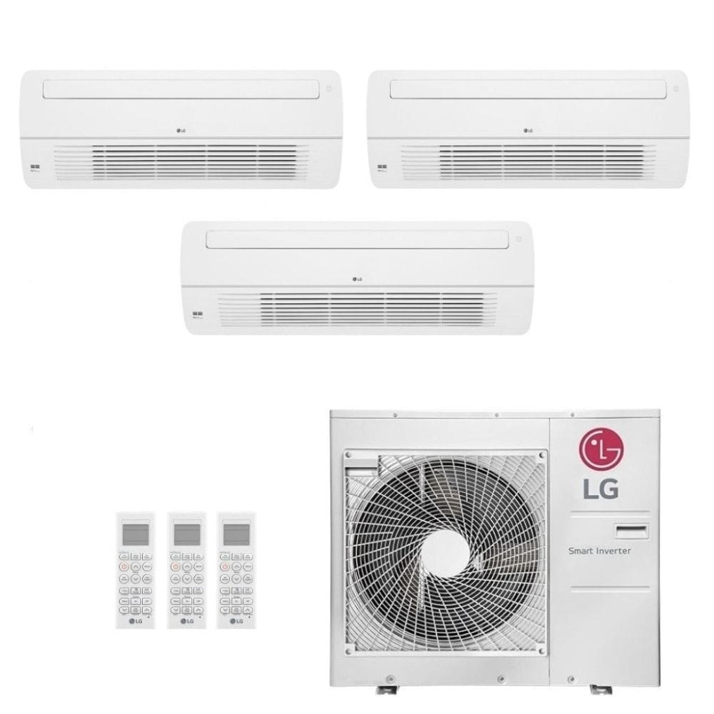 Ar Condicionado Multisplit Tri 33000 Btu(2x12000+9000) Quente/frio - Inverter - LG - 220v - Amnw12gtuc0 Amnw09gtuc0 / A5uw48gfa1