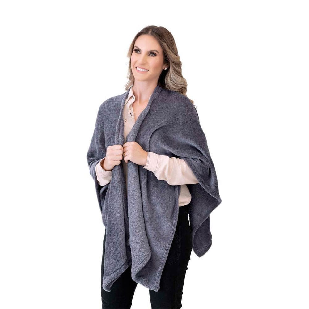Xale Feminino Poncho Microfibra Nevada