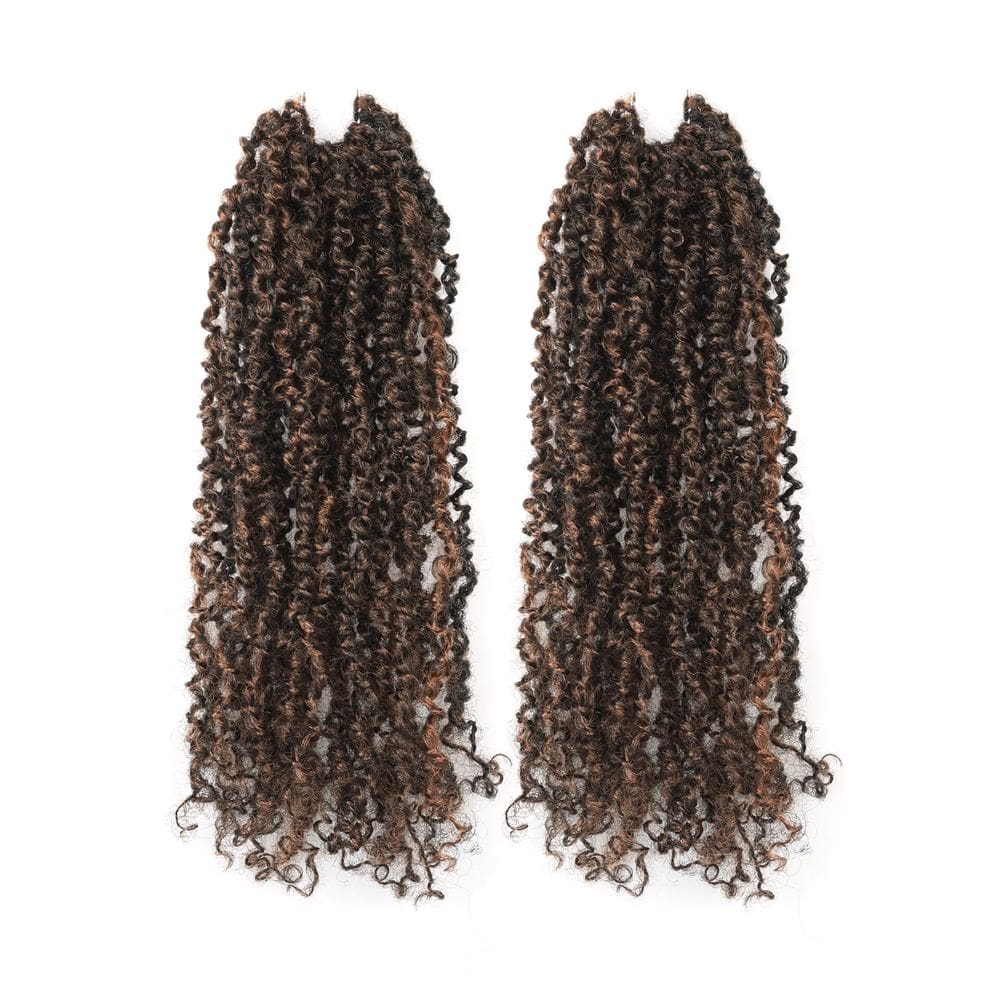 ToyoTress Yanky Twist para cabelo de crochê, pacotes de 16 polegadas (60 fios)