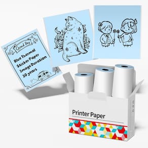 Papel térmico Phomemo Blue autoadesivo para impressora M02