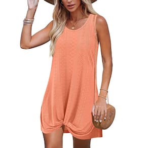 Capa de banho feminina BKRIVE Orange S com proteção UPF 50+