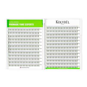 Extensões de cílios Ventiladores pré-fabricados Kolybel 500 12D 9mm 0,03 D C