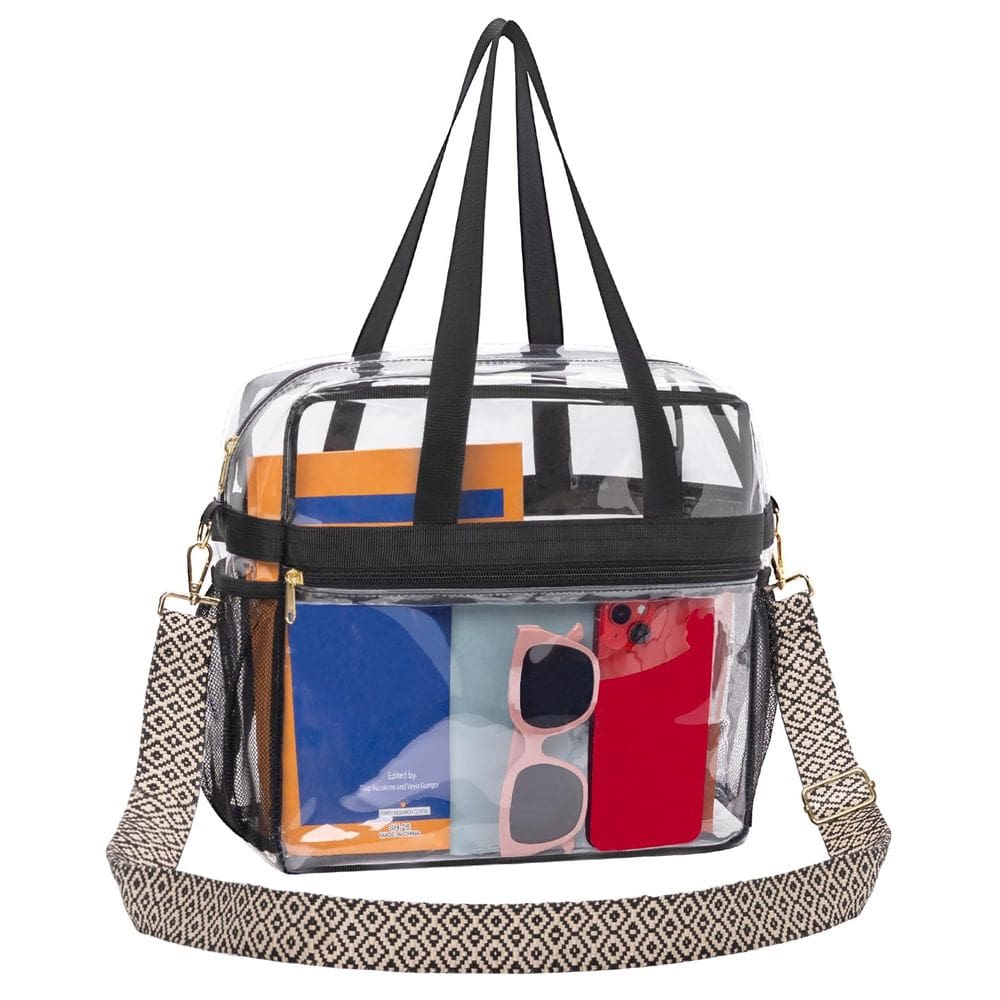 Sacola transparente Bolsa transparente Paxiland para estádio 30x15x30 cm