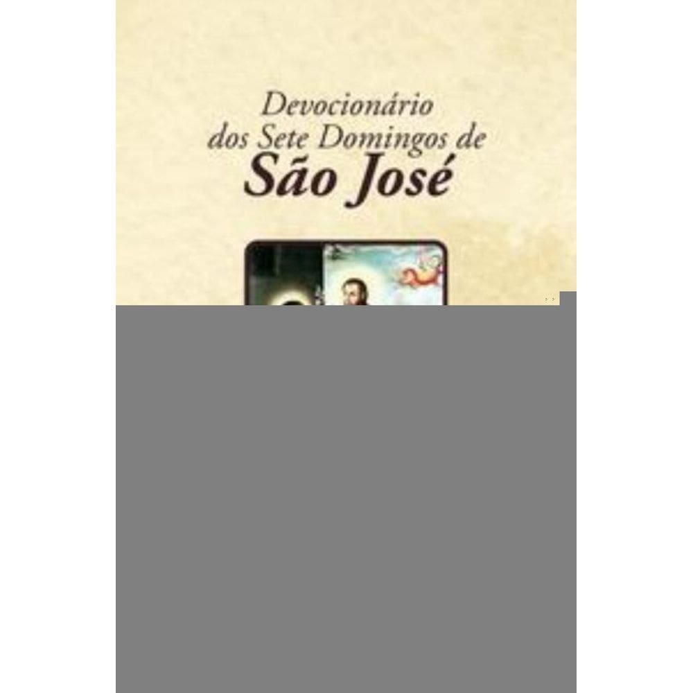 Devocionario Dos Sete Domingos De Sao Jose