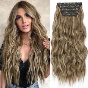 Extensões de cabelo KookaStyle Light Brown mix Blonde 626D 50cm