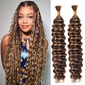 Trançando o cabelo OKVOKV Boho Braids 20cm 110g 4/27 Ombre