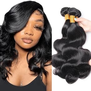 Pacotes de cabelo WuvusNM Body Wave Brazilian Virgin 45-55cm 3x10