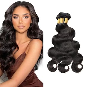 Pacotes de cabelo WuvusNM Body Wave Brazilian Remy 45-55cm 300g