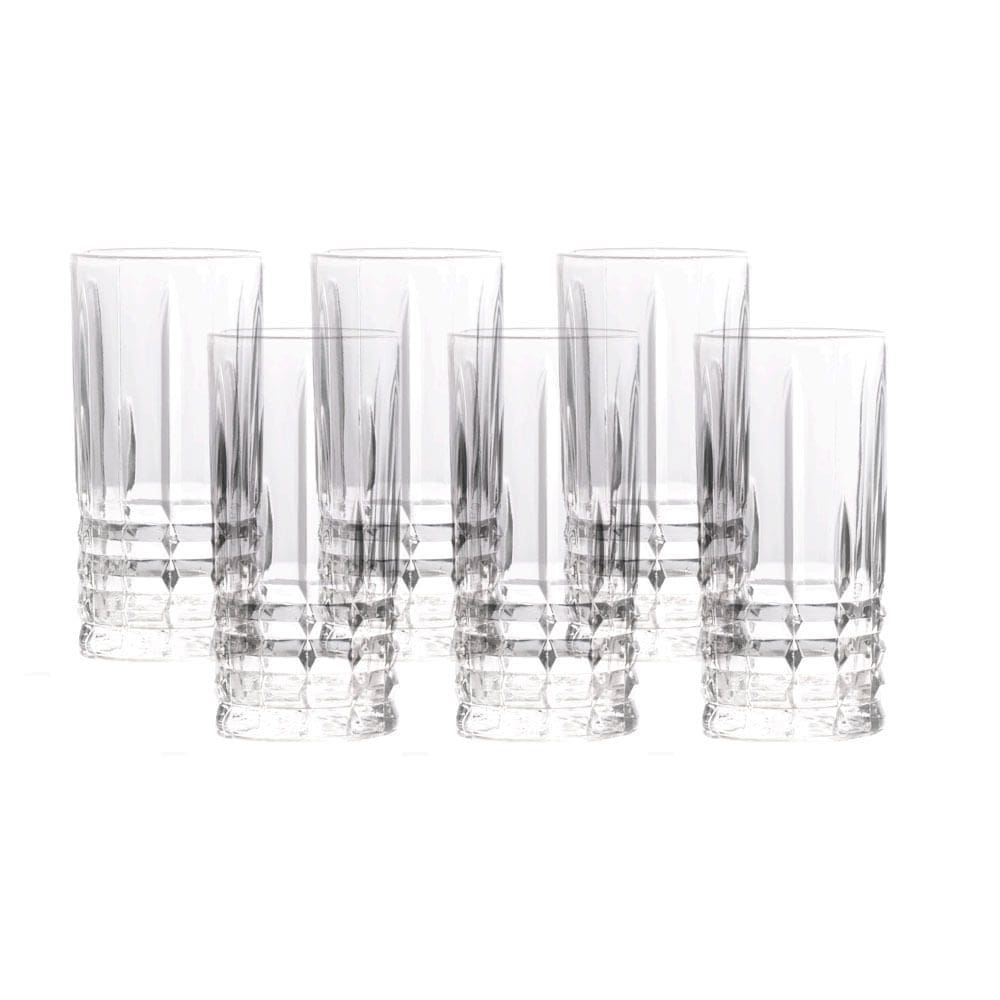 Conjunto 6 Copos Vidro 260ml Galleria Cazza