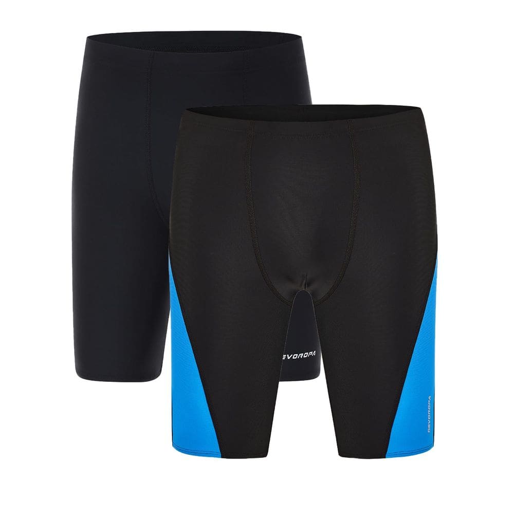 Jammers de natação DEVOROPA Boys Youth UPF 50+ Quick Dry, pacote com 2