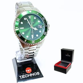 Relógio Technos Masculino Analógico Acqua Prateado 2415DY/1V