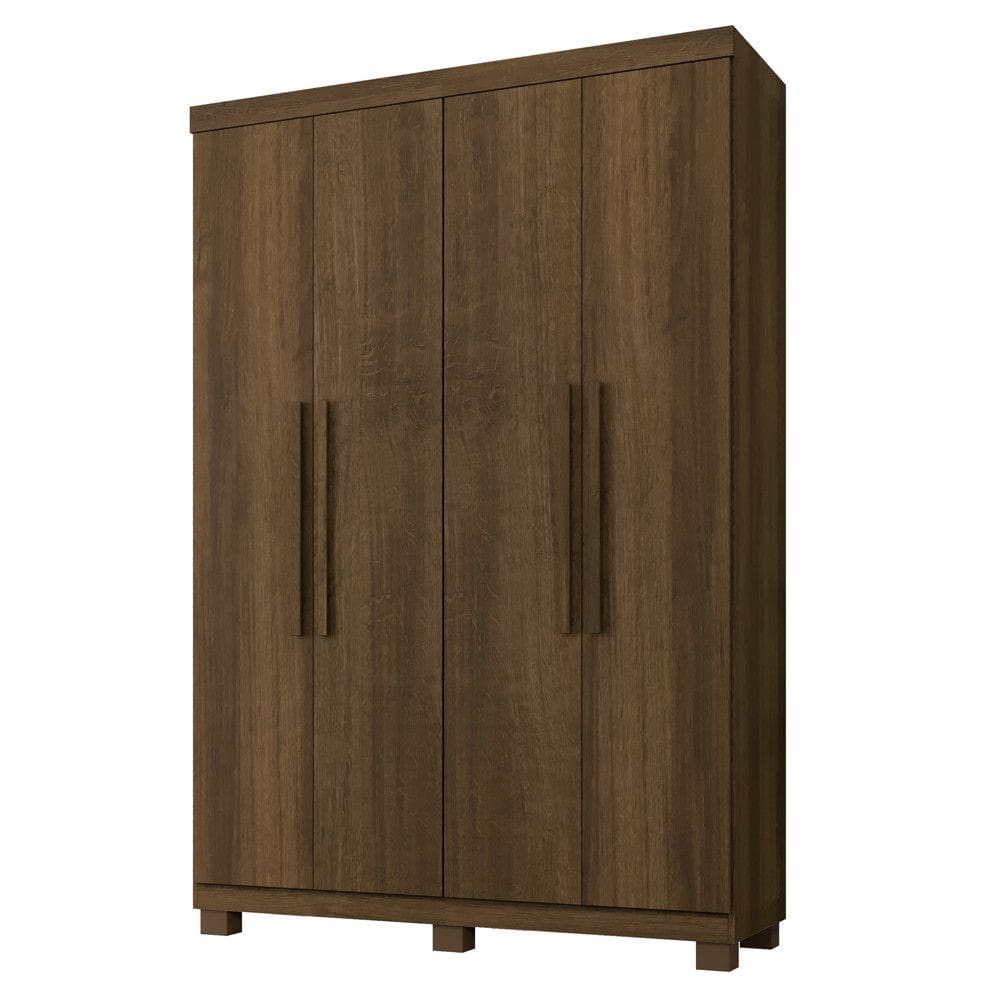 Guarda Roupa Itália 4 Portas 3 Gavetas 5 Prateleiras - Benetil