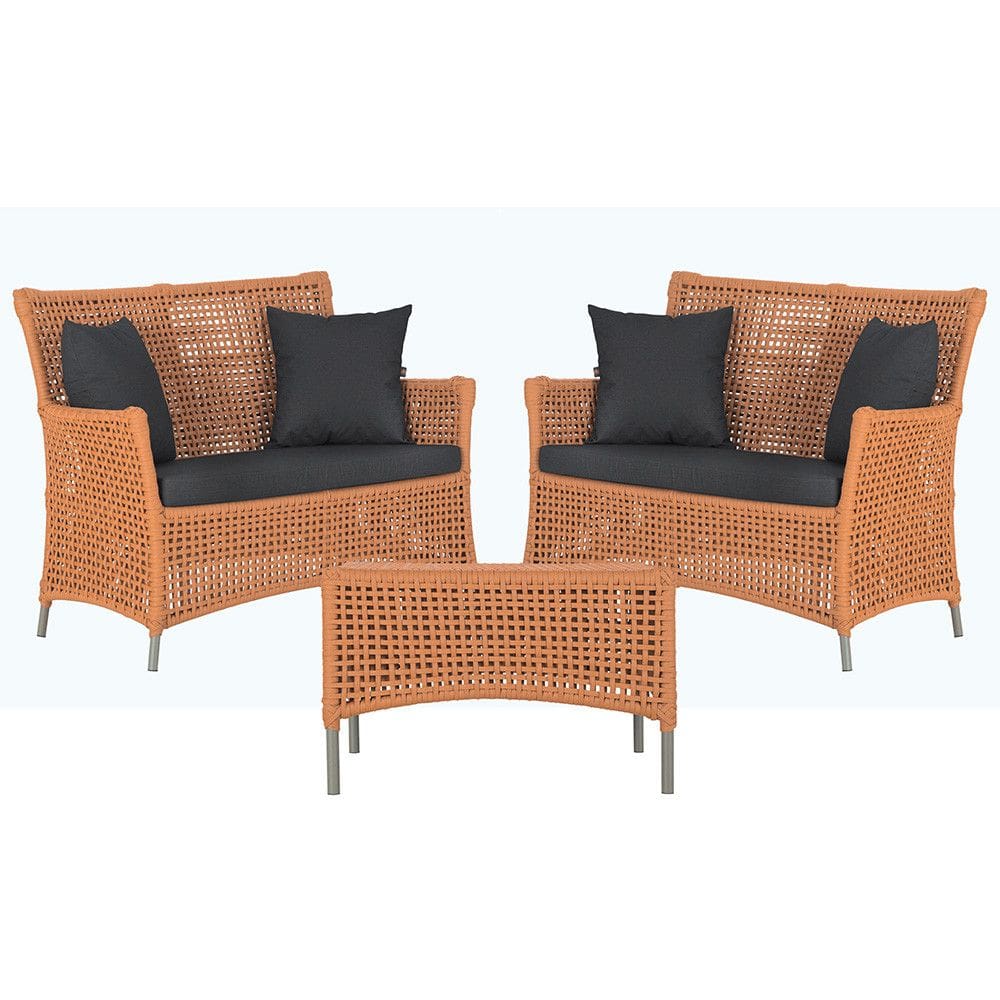 2 Sofás Área e Mesa Igapó Alumínio