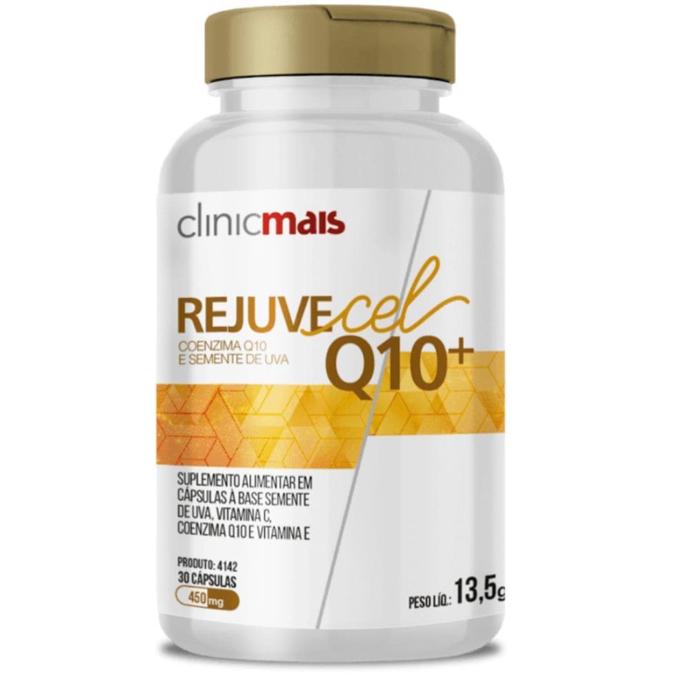 REJUVECEL Q10 e Semente de Uva 30 Cápsulas