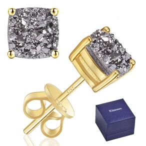 Brincos Kosuwo S925 em prata esterlina com Moissanite 2.0CT