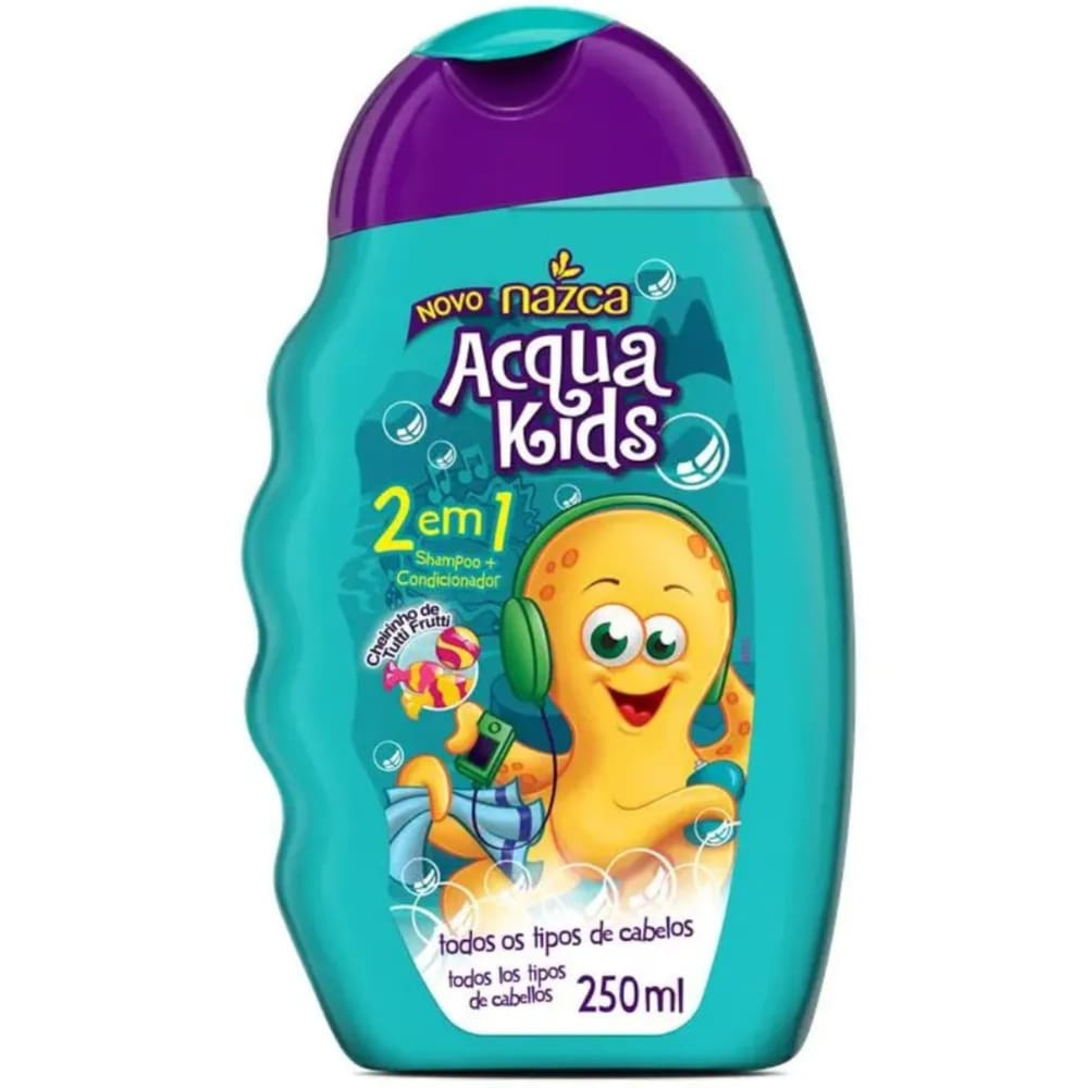 Shampoo 2 em 1 Nazca Tutti Frutti Acqua Kids 250ml