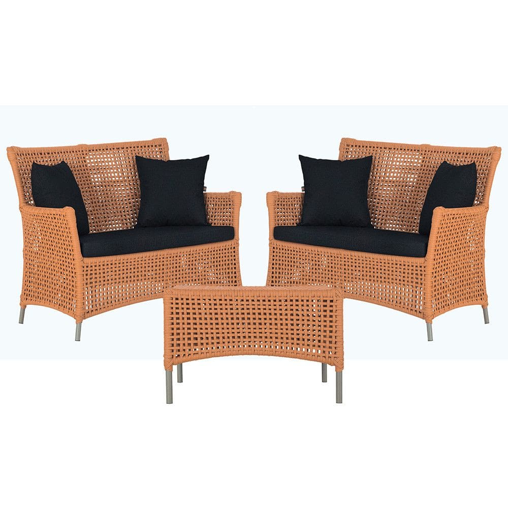 2 Sofás Área e Mesa Igapó Alumínio