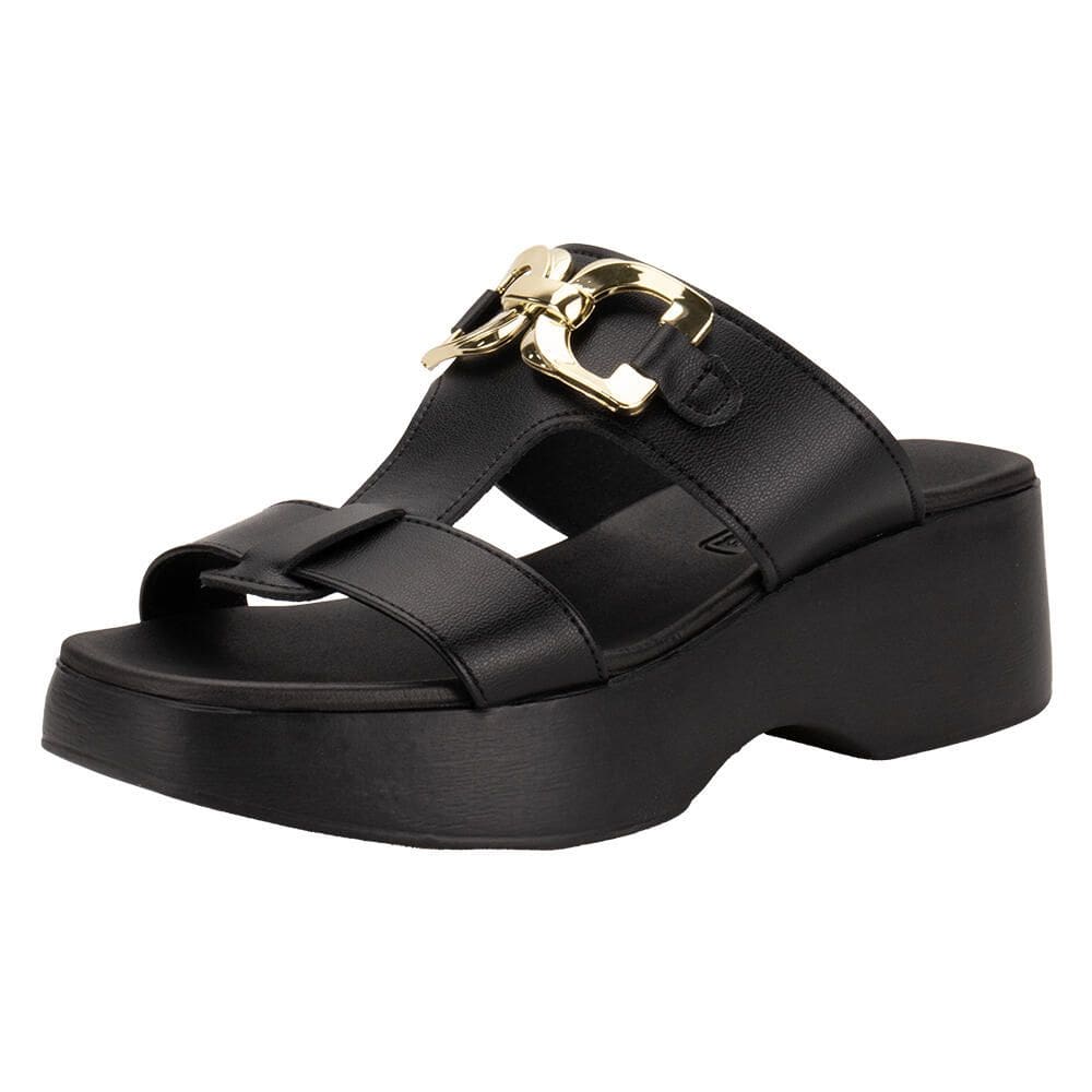 Tamanco Feminino Salto Grosso Moleca 5503111