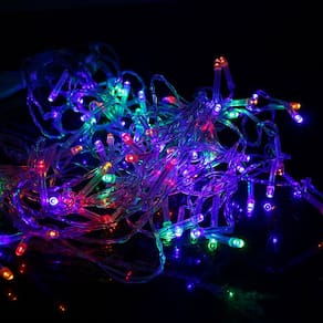 Pisca de LED Cascata 200L 5M X 70CM 8 Modos Tomada Natal Ano Novo Festas Cores:Amarelo