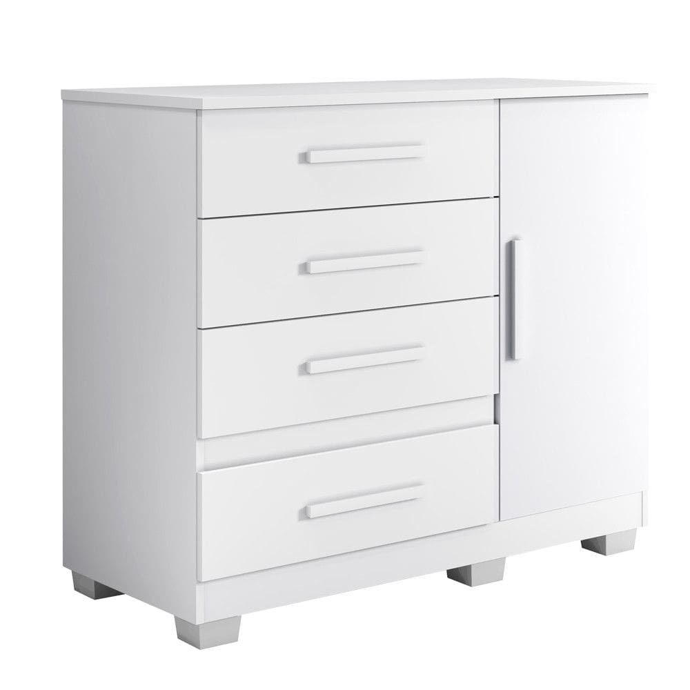 Cômoda Melissa 4 Gavetas 1 Porta Com Sapateira - Benetil