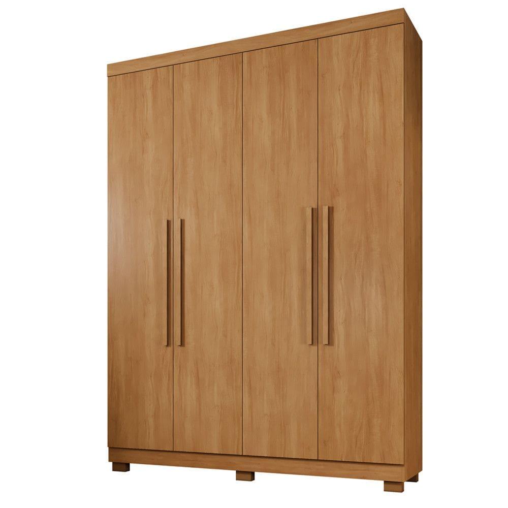 Guarda Roupa New Master 4 Portas 3 Gavetas 8 Prateleiras - Benetil