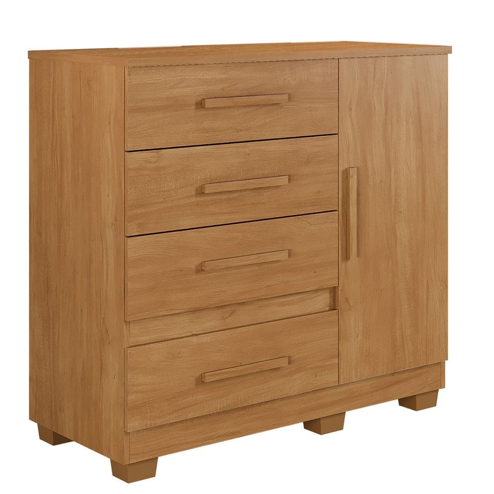 Cômoda Melissa 4 Gavetas 1 Porta Com Sapateira - Benetil