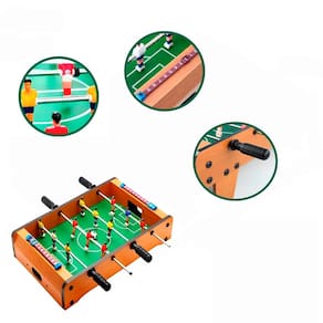 Mini Mesa de Futebol Totó Pebolim 51cm Brincadeira Diversão